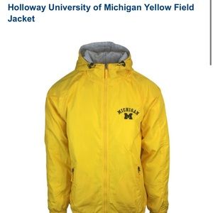 Holloway Michigan wolverines rain coat